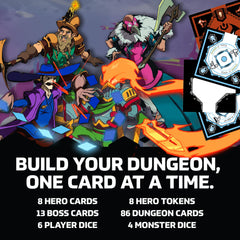 Zero Strategy Games Shuffle Dungeons packaged in a compact box for travel.