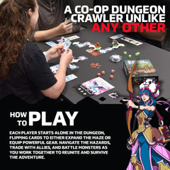 Zero Strategy Games Shuffle Dungeons featuring eight unique heroes for cooperative play.