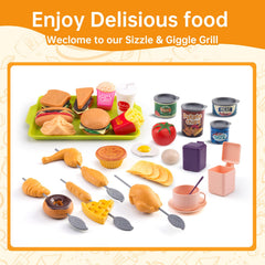 Zero Zoo play money and dishware for service play.
