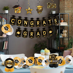 Zerunyiw gold balloons pack brings festive color to photo corners.