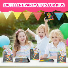 Children creating colorful artworks during classroom activity with Zesua set.