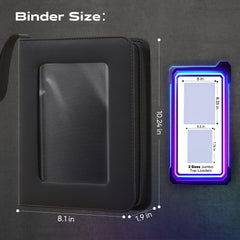 Two jumbo toploaders included to protect and display oversized cards