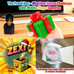 ZEXI Prank Box middle finger pop delivers a playful surprise.