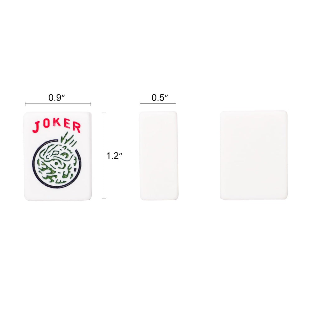 ZGME blue print mahjong bag for stylish, portable storage and travel.