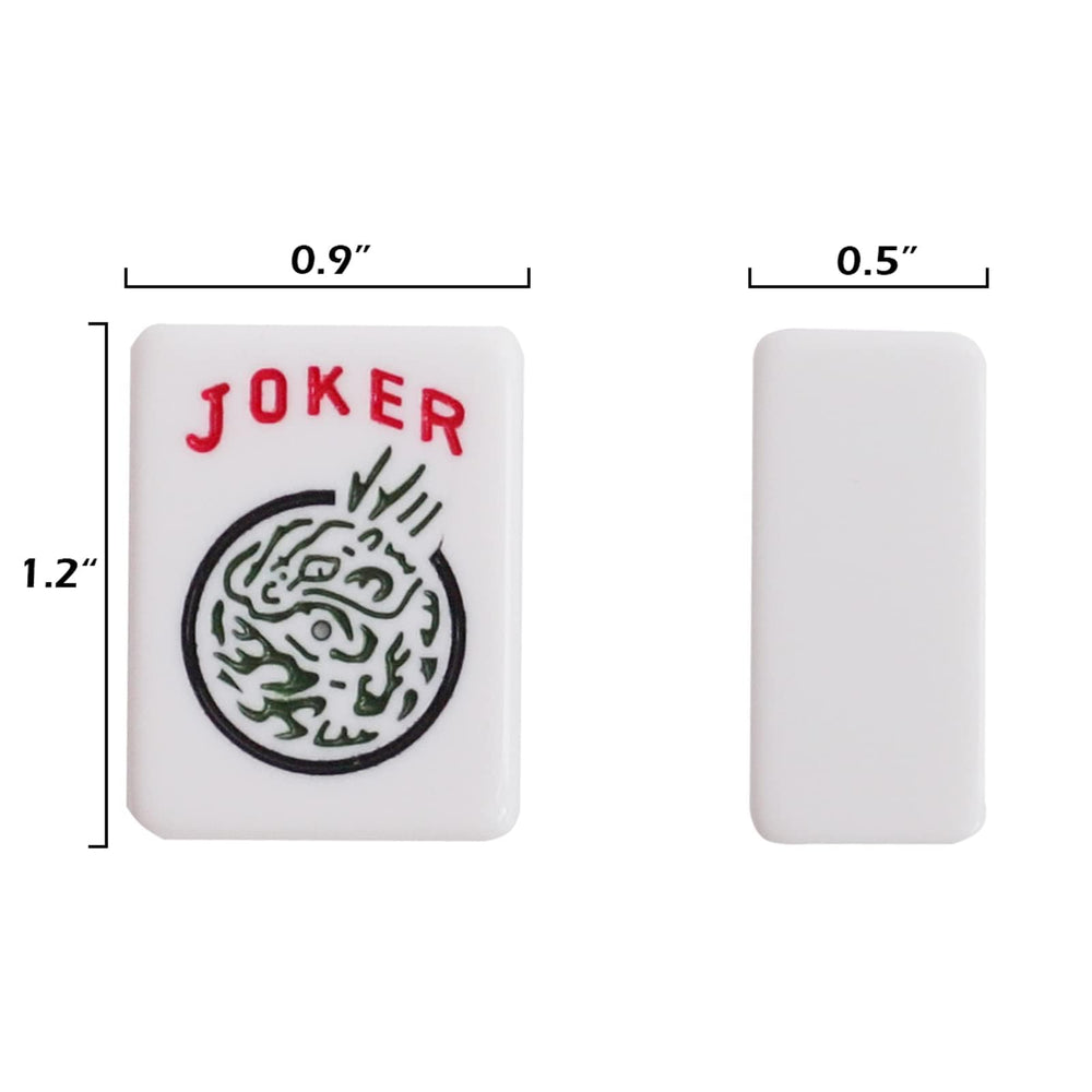 ZGME red bag shows portable design for on-the-go mahjong sessions.