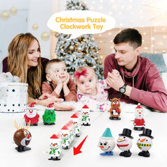 ZGWJ colorful wind-up toy set display for festive gifting