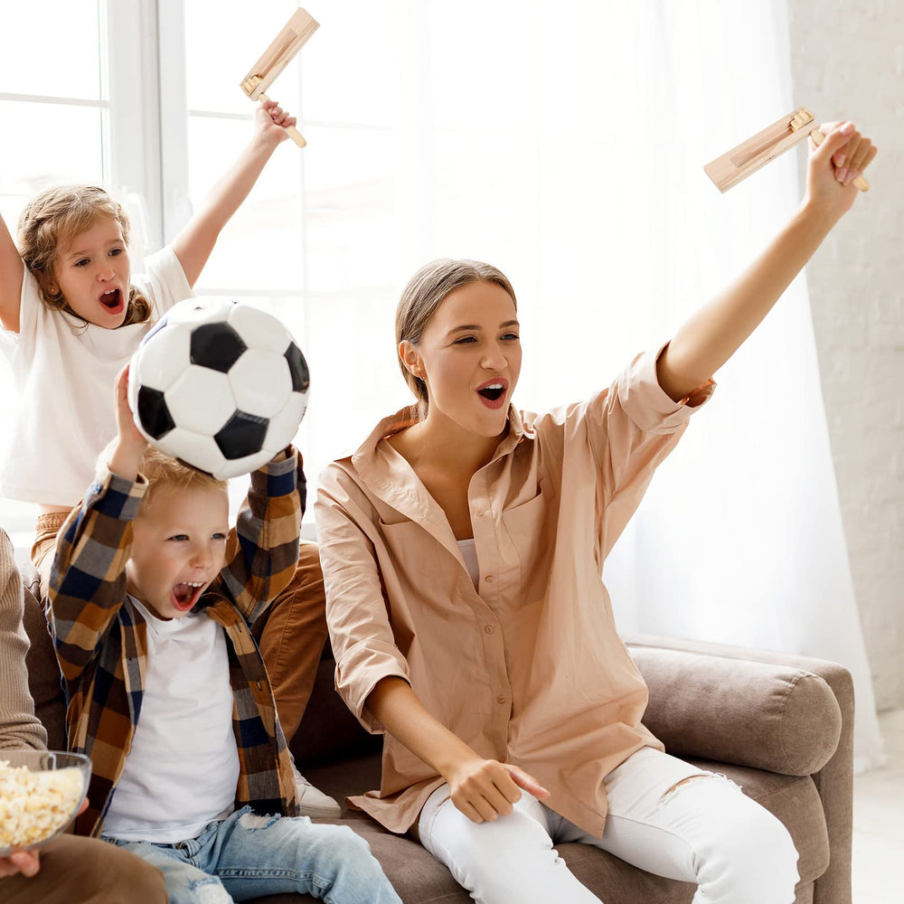 Zhanmai durable wooden ratchet offers long-lasting playful moments.