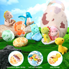 Zhanmai large dinosaur egg pack is a tactile centerpiece for party tables.
