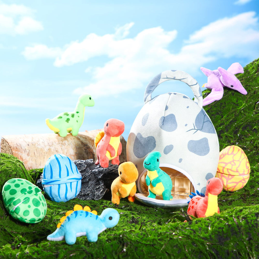 Zhanmai mini dinosaur plush, perfect Easter basket filler.