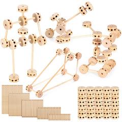 Zhanmai wooden blocks with various sizes invite creative building and imaginative play.