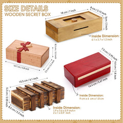 Zhanmai wooden puzzle box side opening adorable style shows mystery for small gifts.
