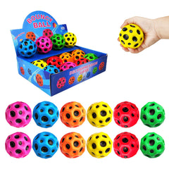 ZHEBAG Bouncy Ball in colorful astro pack enhances outdoor play and coordination.