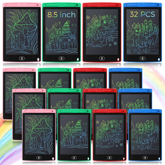 Zhehao 32pc LCD doodle boards blue bundle for kids drawing sessions