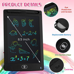 Zhehao doodle board includes a pen for precise sketches.