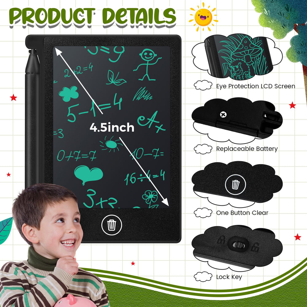Zhehao 4-5 inch mini LCD writing tablet in use by child.