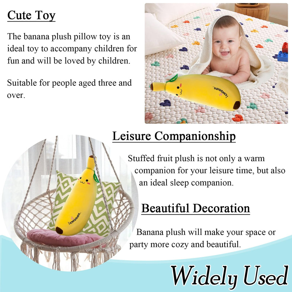 zhidiloveyou cozy decor banana plush helps create a playful, inviting space