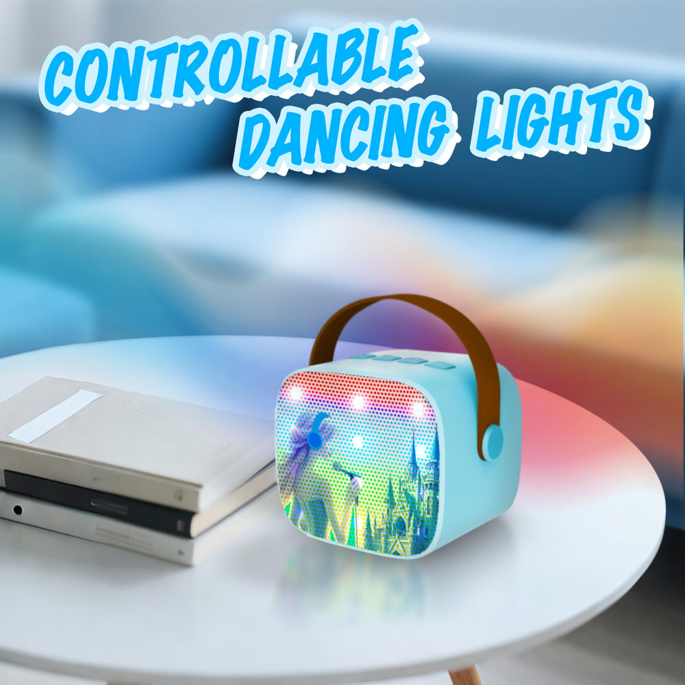 ZHIPAL Frozen karaoke machine Bluetooth streaming for playlists.