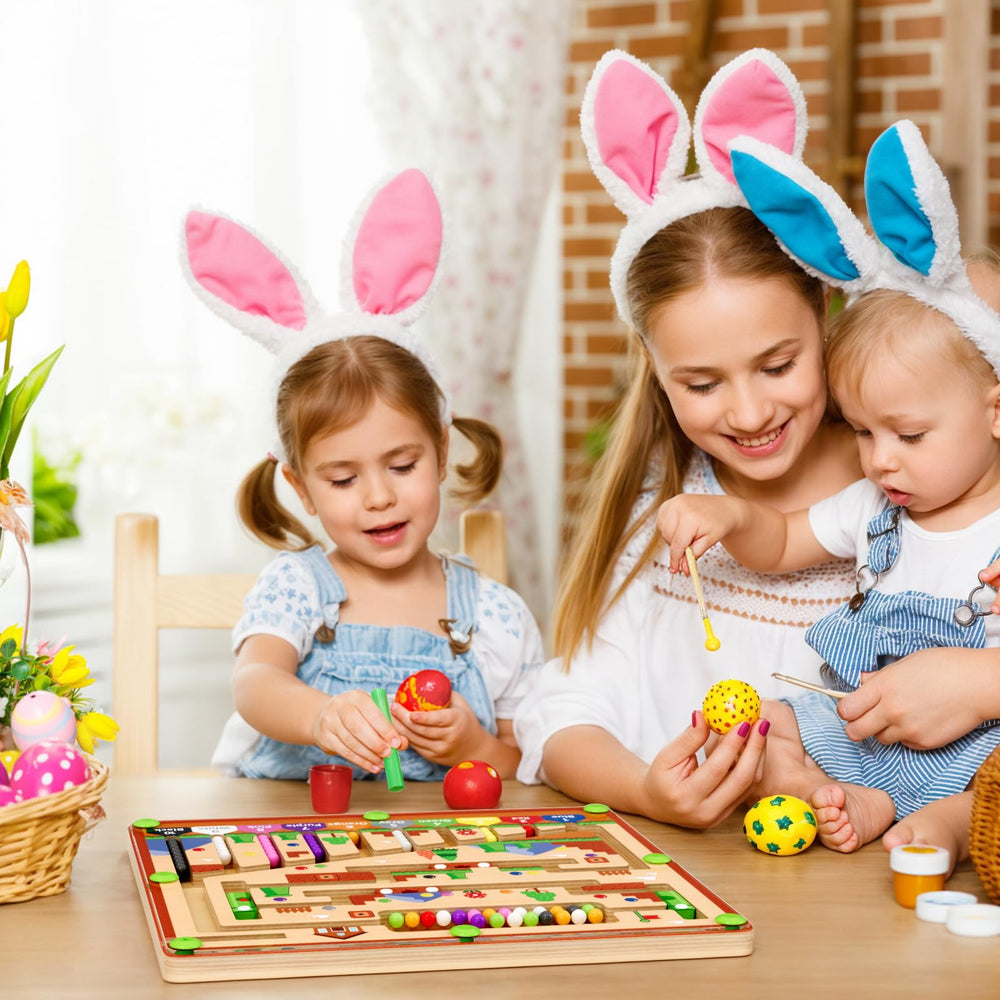 zhiwuzhu easy-clean surface makes cleanup quick after playtime.