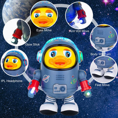 ZHMY Space Duck LED earphones change colors for playful learning