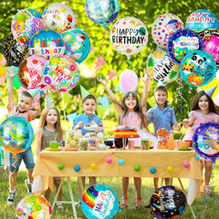 ZHWKMYP auto-sealing foil balloons resist leaks for weeks of display.