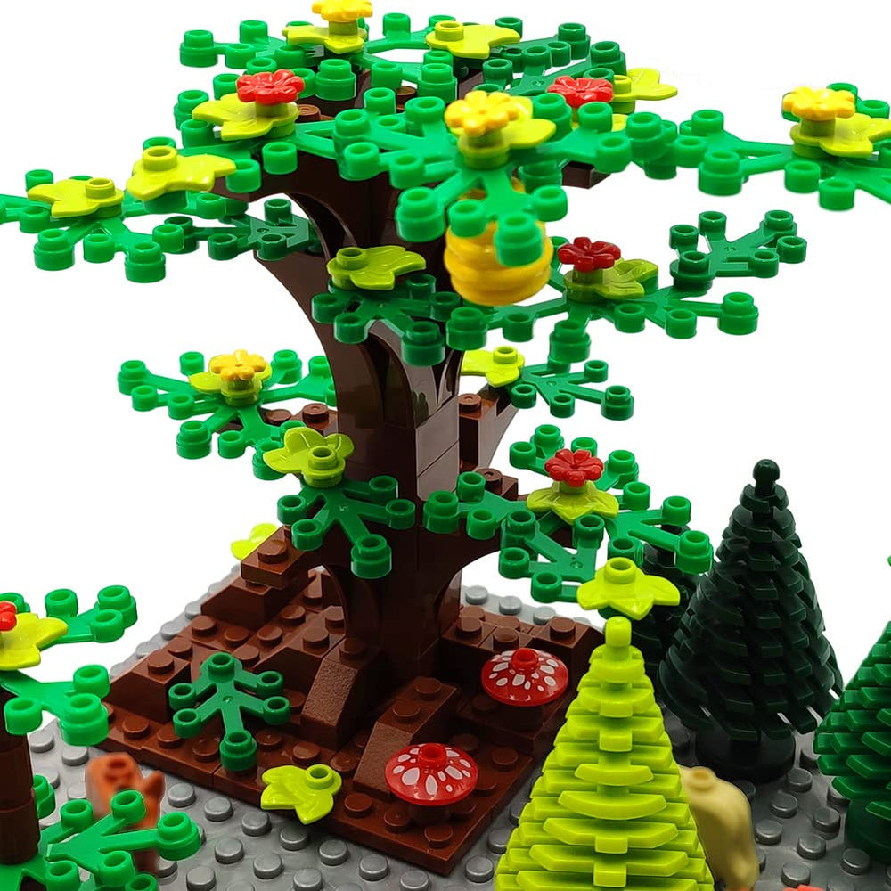 ZHX Garden Park bushes and leaves enhance miniature landscapes for playful dioramas.