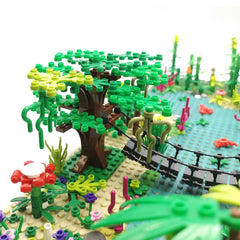 ZHX Rainforest bridge enabling imaginative crossing and scenes