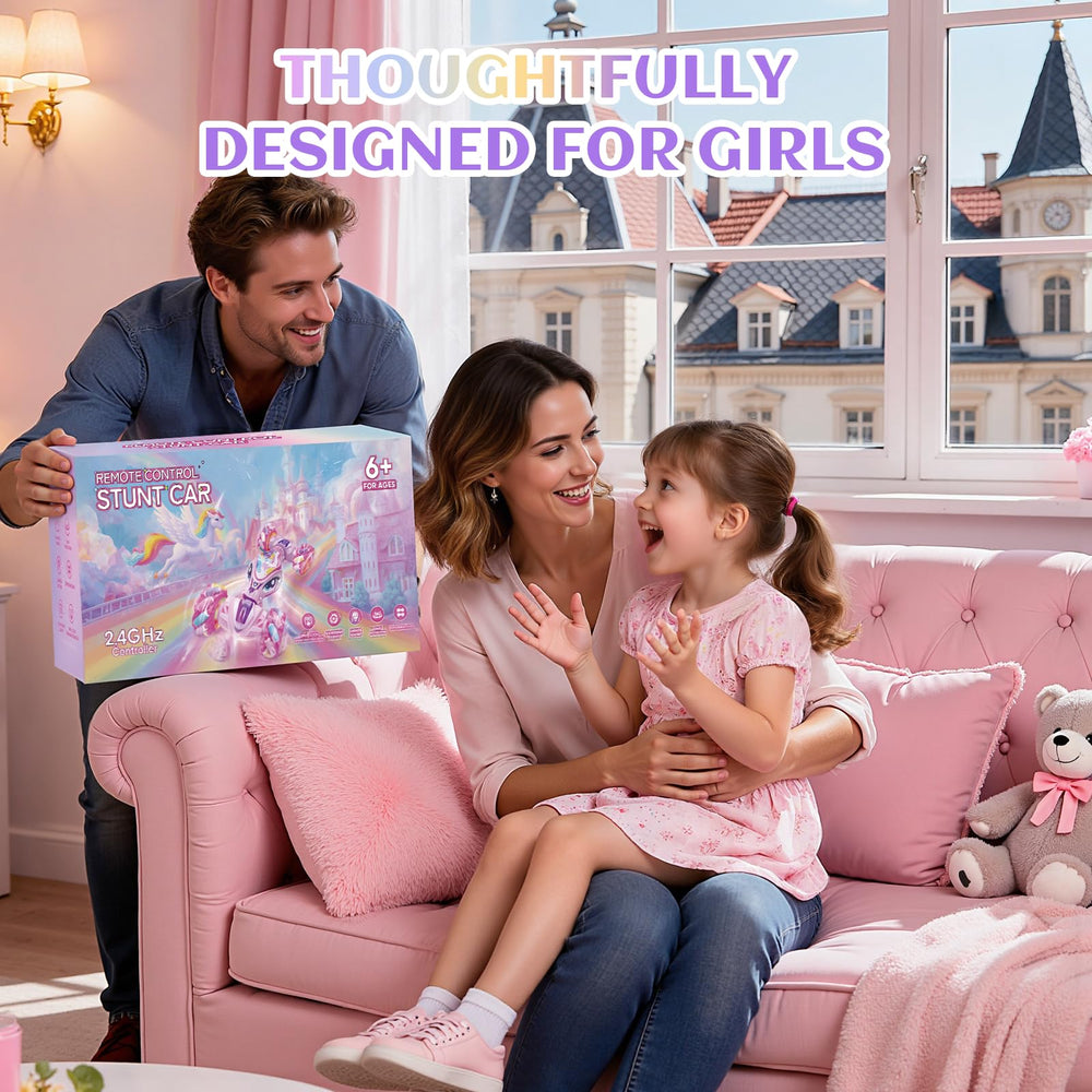 ZHYLLO Unicorn RC car gift-ready packaging appeals to kids