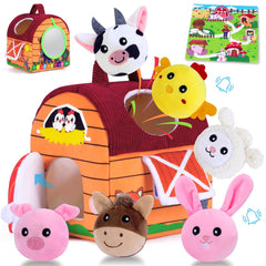 ZHZHHJMY Baby Farm Barn product image, soft plush for safe indoor play
