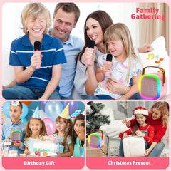 Zicor kids' karaoke set is perfect for birthdays and family gatherings.