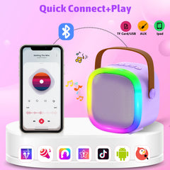 ZICOR karaoke system delivers clear sound and adjustable echo effects for engaging performances.