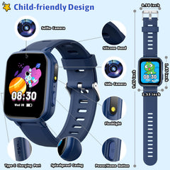 Zicor Kids Game Watch dual cameras for fun selfies and videos