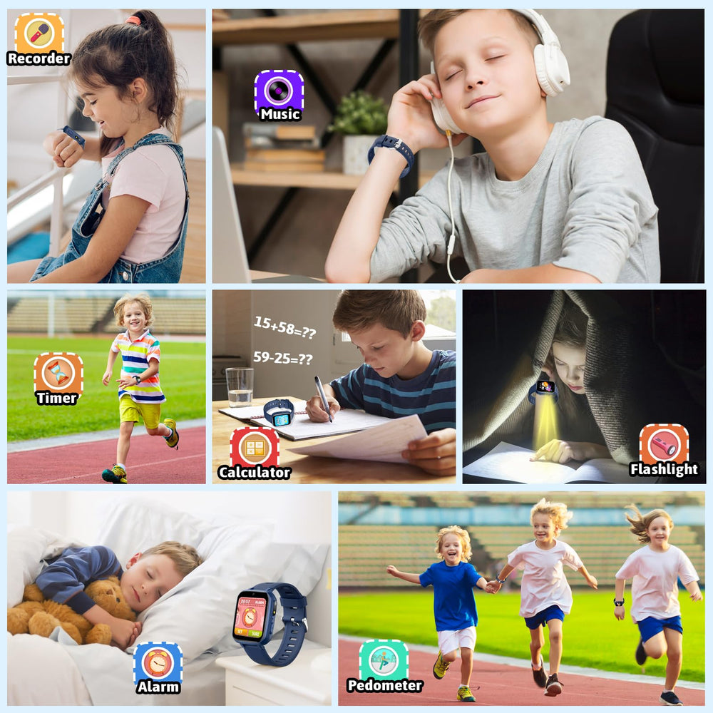 Zicor Kids Game Watch IPS HD touchscreen for clear visuals