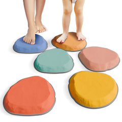 ZICOTO stepping stones colorful set with non-slip surface for safe indoor play