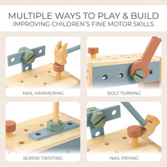 ZICOTO wooden saw inspires safe, imaginative construction projects.