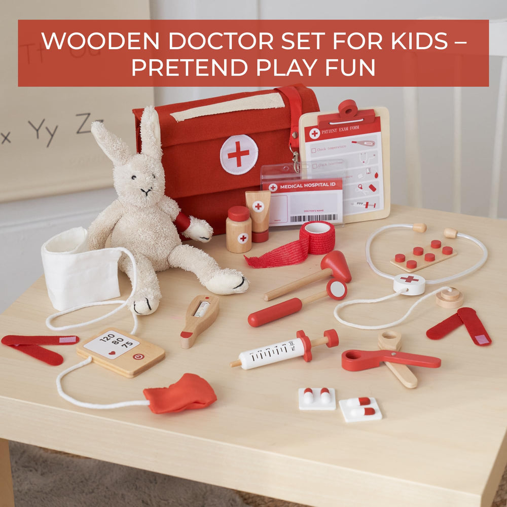ZICOTO doctor play set thermometer helps kids learn temperature checks safely