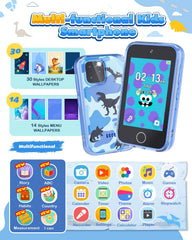 Ziegoal Kids Smart Phone shows a 3.5 inch touchscreen for easy learning access