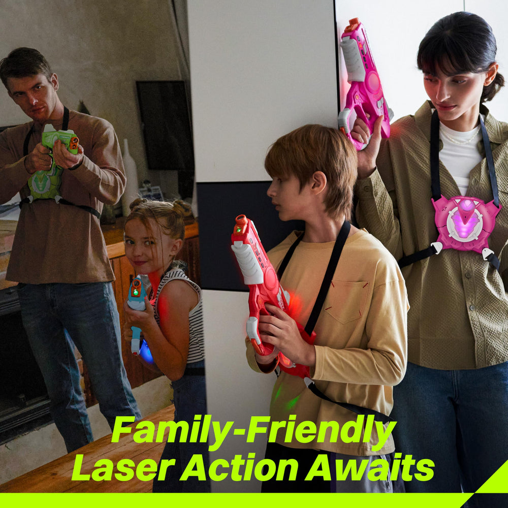 Safe infrared design supports worry-free family gaming sessions.