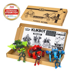 Zing Klikbot Megabots blue figure with accessory for action-packed storytelling