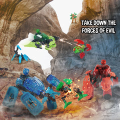 Zing Klikbot Megabots three-character pack with unique styles for storytelling.