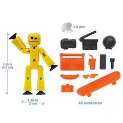 Zing Stikbot accessories collection with clips and tools for scenes