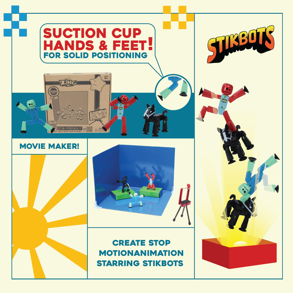 Zing STIKBOT blue-side stage adds color options for storytelling