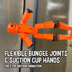 Zing StikBot Dual Pack with articulated joints for smooth poses