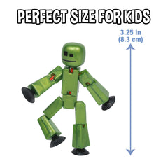 Zing StikBot dual pack with suction cups sticks to smooth surfaces for stable setups