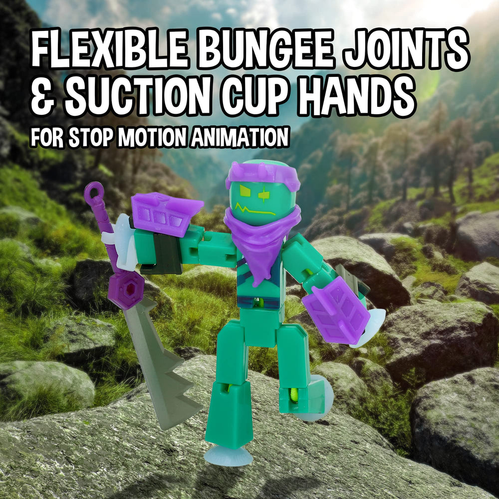 Zing StikBot Legendz Raze Oni figure ready for bold scenes.
