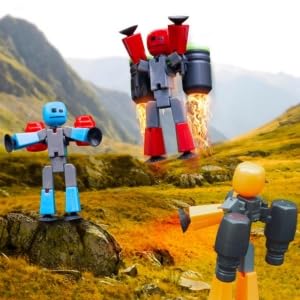 Unboxing the Zing Stikbot Megabots Blue Avalanche set for creative play