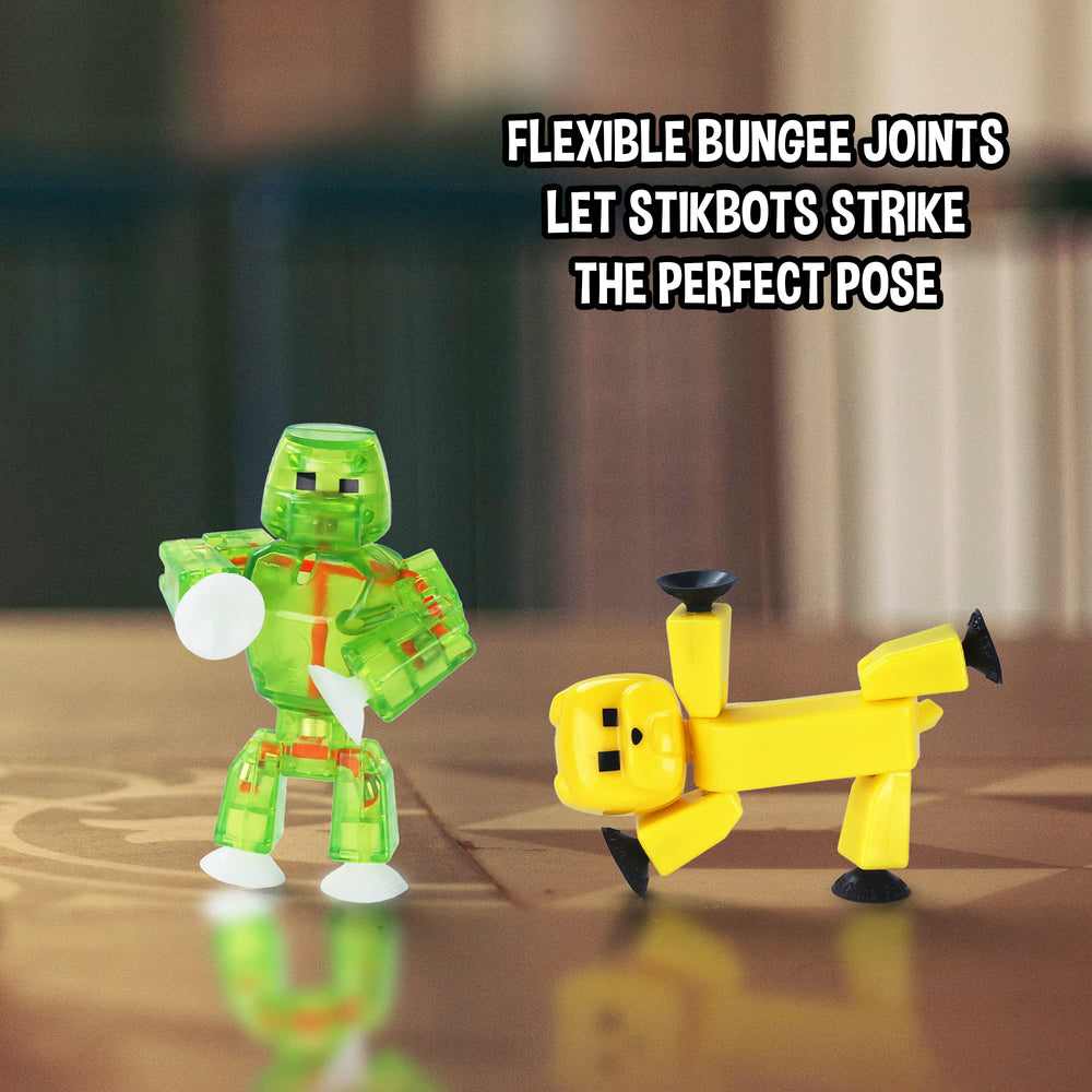 Zing Stikbot Pets Dog figure with suction cups for stable on-surface posing