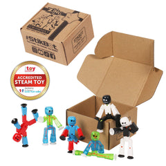 Zing Stikbot Series 4 with fully articulating joints for versatile poses.