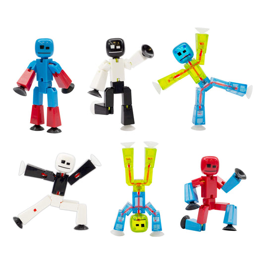 Zing Stikbot Series 4 six-piece set ready for stop-motion storytelling.