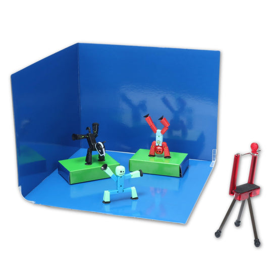 Zing STIKBOT three figures poseable kit for creative stop-motion storytelling