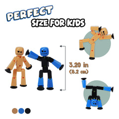 Zing StikBot two Junior StikBots in vibrant colors